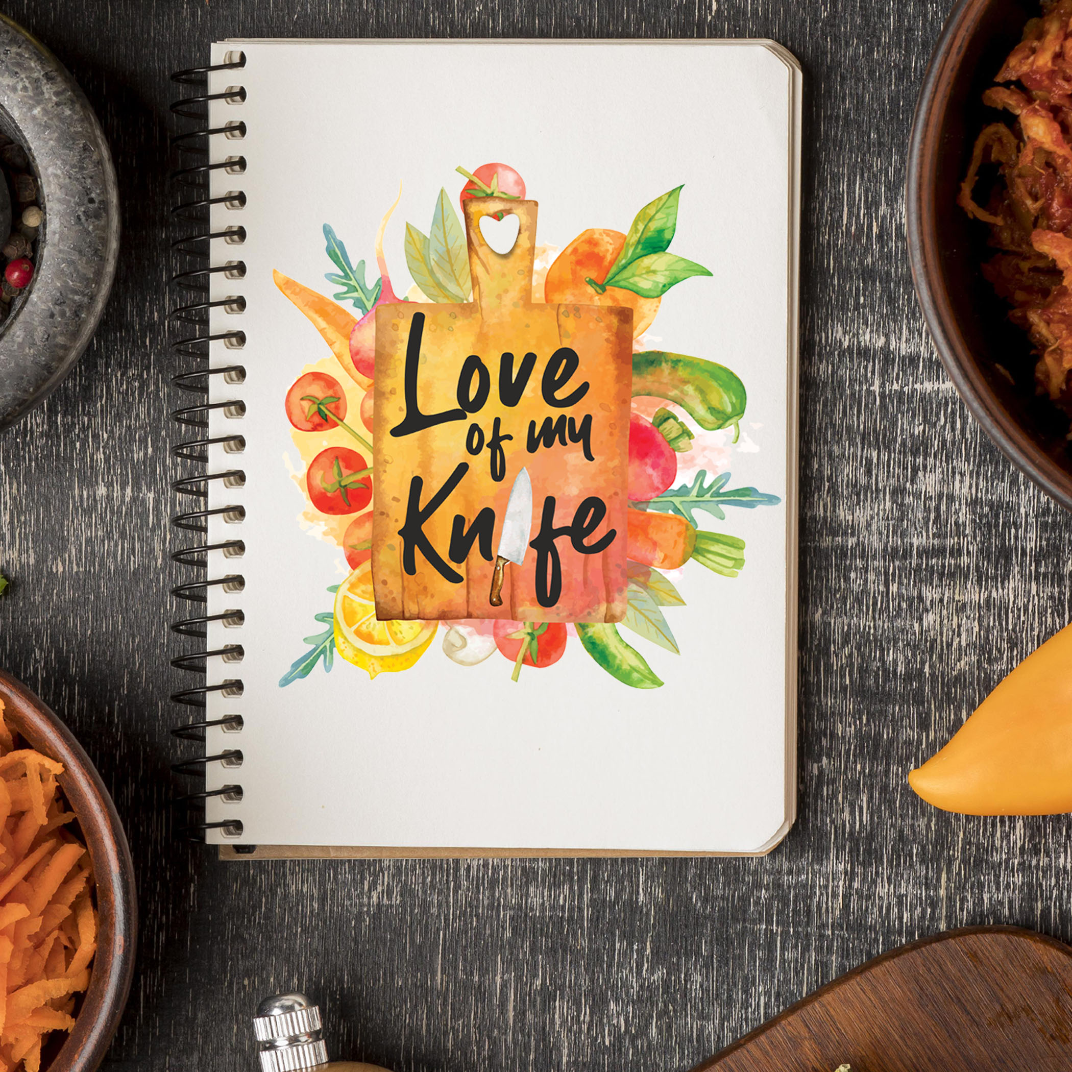 Love of My Knife Logo Design